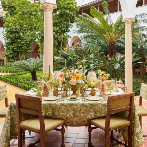 Mrs. Alice Small Rattan Palm Tree (Pair)< Year-round Decorations | Spring Decorations