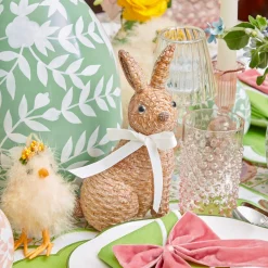 Mrs. Alice Small Rattan Rabbit (Trio)< Spring Decorations