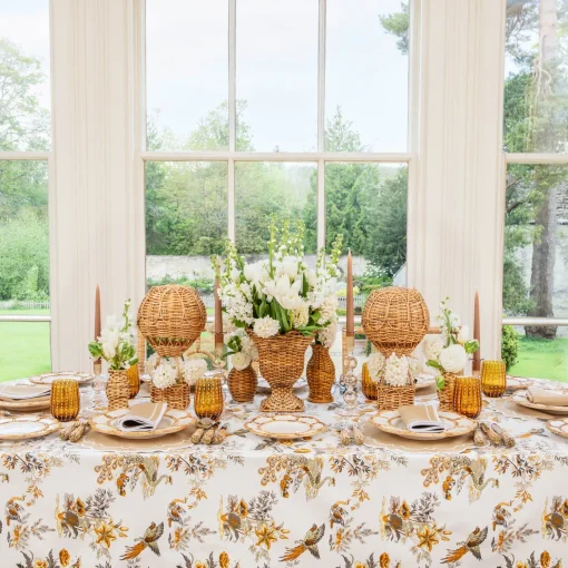 Mrs. Alice Small Rattan Urn Vase< Vases | Vases & Planters