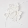 Mrs. Alice Snow White Velvet Napkin Bows (Set of 4)< Napkin Rings & Bows