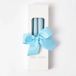 Mrs. Alice Soft Blue Candles (Set of 8)< Summer Candleware | Candles