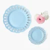 Mrs. Alice Soft Blue Lace Starter Plate< Summer Crockery | Starter Plates
