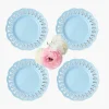 Mrs. Alice Soft Blue Lace Starter Plates (Set of 4)< Summer Crockery | Starter Plates