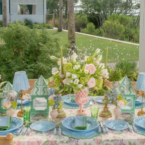 Mrs. Alice Soft Blue Lace Starter Plates (Set of 4)< Summer Crockery | Starter Plates