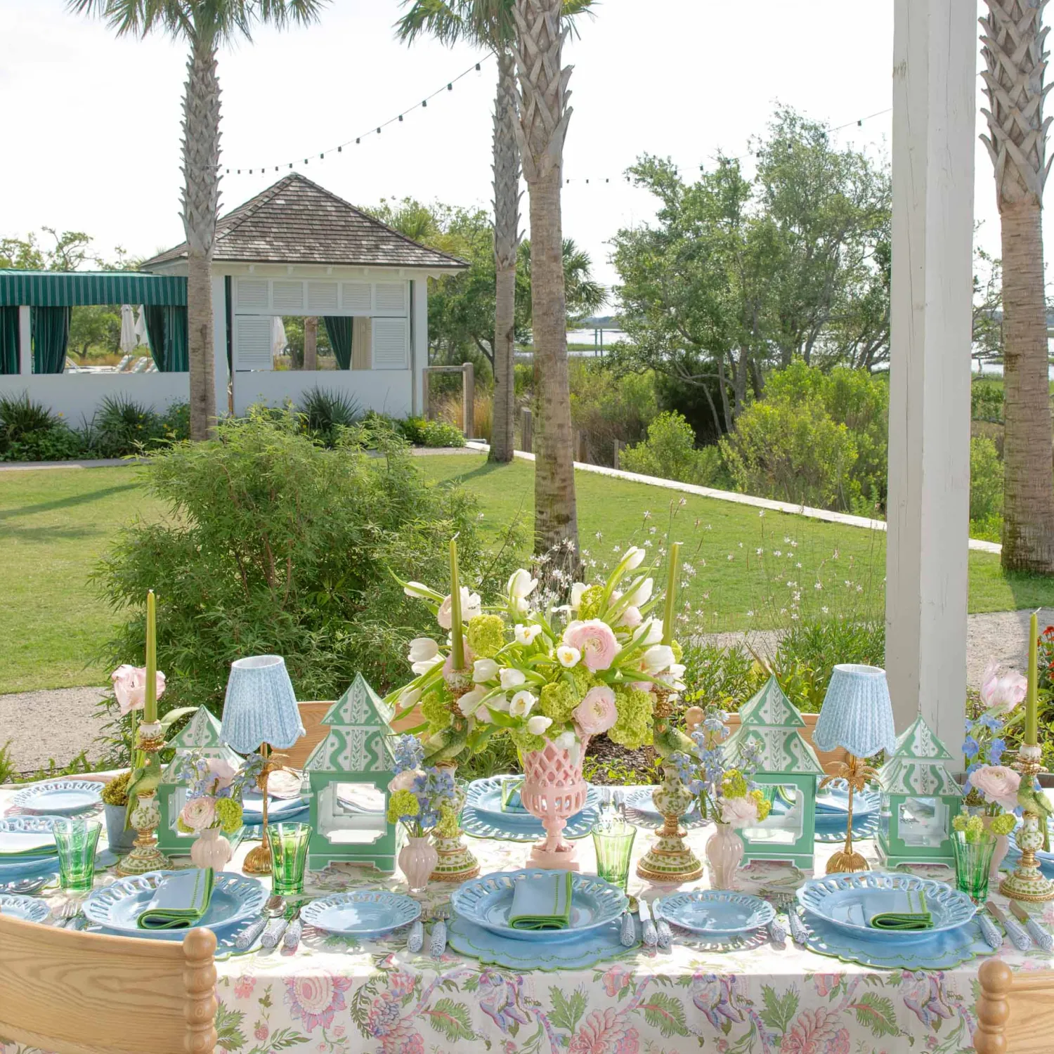 Mrs. Alice Soft Blue Lace Starter Plate< Summer Crockery | Starter Plates