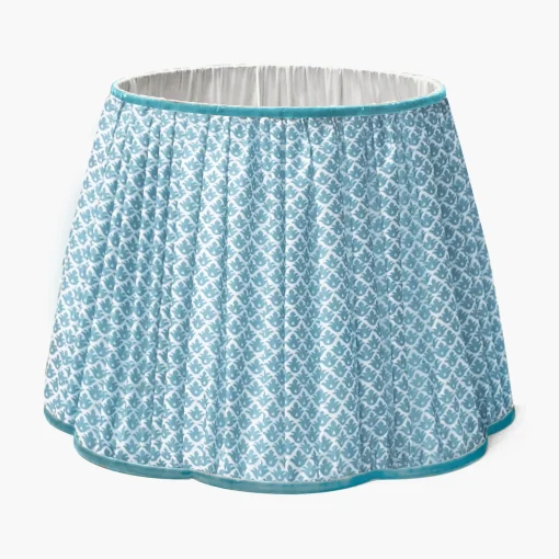 Mrs. Alice Soft Blue Lotus Lampshade (40cm)< Lampshades