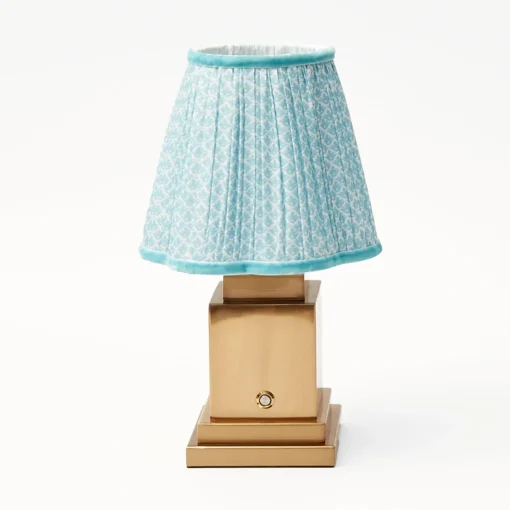 Mrs. Alice Soft Blue Lotus Lampshade (18cm)< Lampshades