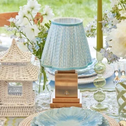 Mrs. Alice Soft Blue Lotus Lampshade (18cm)< Lampshades