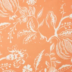 Mrs. Alice Soft Coral Chelsea Square Fabric< Serena Fresson Fabrics