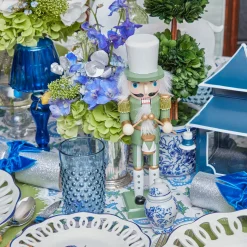 Mrs. Alice Soft Green Nutcracker (Pair)< Christmas Decorations