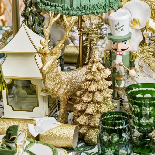 Mrs. Alice Soft Green Nutcracker (Pair)< Christmas Decorations
