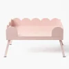 Mrs. Alice Soft Pink Lacquer Breakfast Tray< Trays | For Her