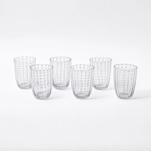 Mrs. Alice Speckle Water Glasses (Set of 6)< Summer Glassware | Glasses