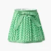 Mrs. Alice Spring Green Lotus Bow Lampshade (18cm)< Lampshades