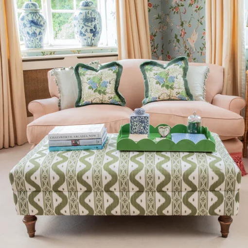 Mrs. Alice Stella Ottoman< Furniture
