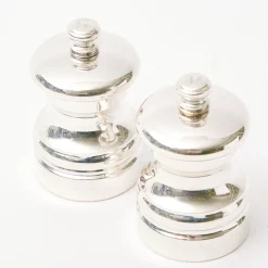 Mrs. Alice Sterling Silver Salt & Pepper Set (Pair)< Crockery Sets | For The Hostess