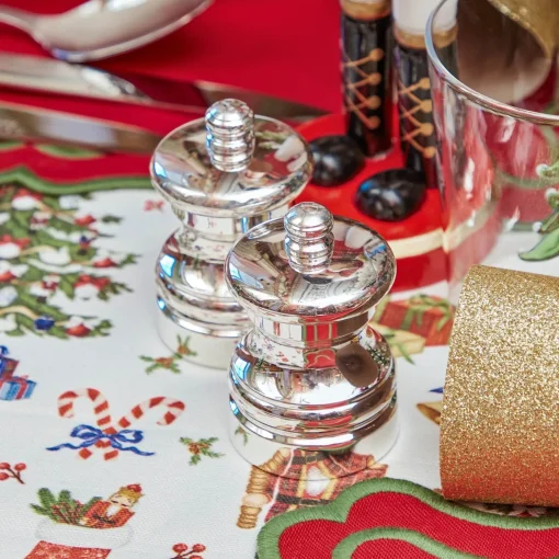 Mrs. Alice Sterling Silver Salt & Pepper Set (Pair)< Crockery Sets | For The Hostess