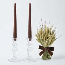 Mrs. Alice Tall Lace Edge Candle Holders (Pair)< Candle Holders