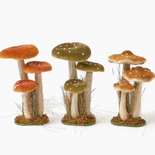 Mrs. Alice Tall Mixed Mushroom Set< Year-round Decorations | Autumn Decorations