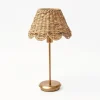 Mrs. Alice Tall Rechargeable Lamp with Natural Seagrass Shade< Rechargeable Table Lamps | For Her
