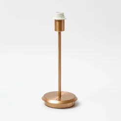 Mrs. Alice Tall Rechargeable Lamp with Pink Lotus Shade (18cm)< Rechargeable Table Lamps