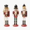 Mrs. Alice Tartan Nutcrackers (Set of 3)< Christmas Decorations