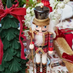 Mrs. Alice Tartan Nutcrackers (Set of 3)< Christmas Decorations
