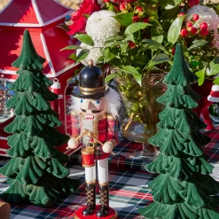 Mrs. Alice Tartan Nutcrackers (Set of 3)< Christmas Decorations