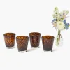 Mrs. Alice Tortoiseshell Glasses (Set of 4)< Summer Glassware | Glasses