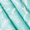 Mrs. Alice Turquoise Chelsea Square Fabric< Serena Fresson Fabrics