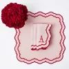 Mrs. Alice Valérie Pink Napkins (Set of 4)< Napkins | Mrs. Alice Monogram