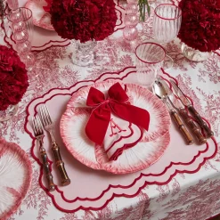 Mrs. Alice Valérie Pink Napkins (Set of 4)< Napkins | Mrs. Alice Monogram
