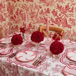 Mrs. Alice Valérie Pink Napkins (Set of 4)< Napkins | Mrs. Alice Monogram