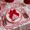 Mrs. Alice Valérie Pink Placemats & Napkins (Set of 4)< Table Linen Sets | Mrs. Alice Monogram
