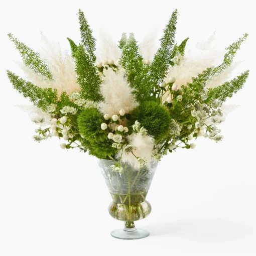 Mrs. Alice Veronica Engraved Glass Vase< Vases | Vases & Planters
