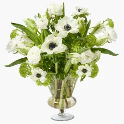 Mrs. Alice Veronica Engraved Glass Vase< Vases | Vases & Planters