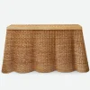 Mrs. Alice Vivienne Rattan Scalloped Console Table< Furniture | Furniture