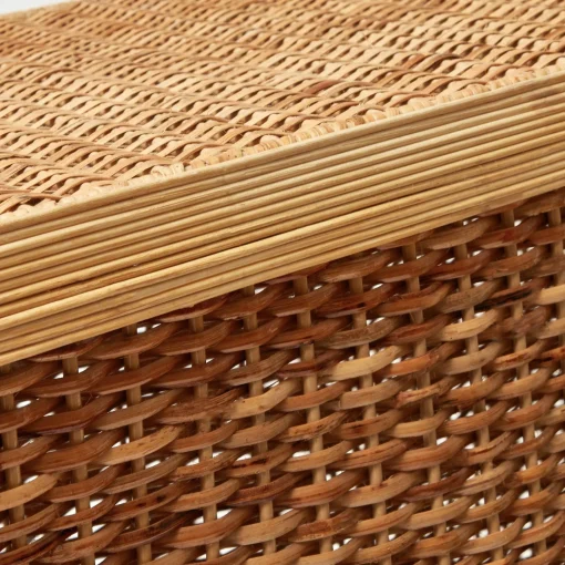 Mrs. Alice Vivienne Rattan Scalloped Console Table< Furniture | Furniture
