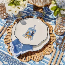 Mrs. Alice Water Hyacinth Placemats (Set of 4)< Summer Table Linen | Placemats