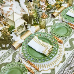 Mrs. Alice White & Gold Laurel Placemats (Set of 4)< Placemats