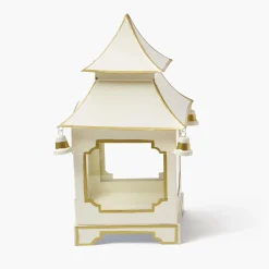Mrs. Alice White & Gold Pagoda Lantern< Year-round Decorations | Christmas Decorations