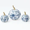 Mrs. Alice White Chinoiserie Tole Pumpkin Family< Autumn Decorations