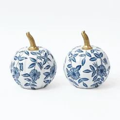 Mrs. Alice White Chinoiserie Tole Pumpkin (Pair)< Autumn Decorations