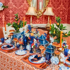 Mrs. Alice White Chinoiserie Tole Pumpkin Family< Autumn Decorations