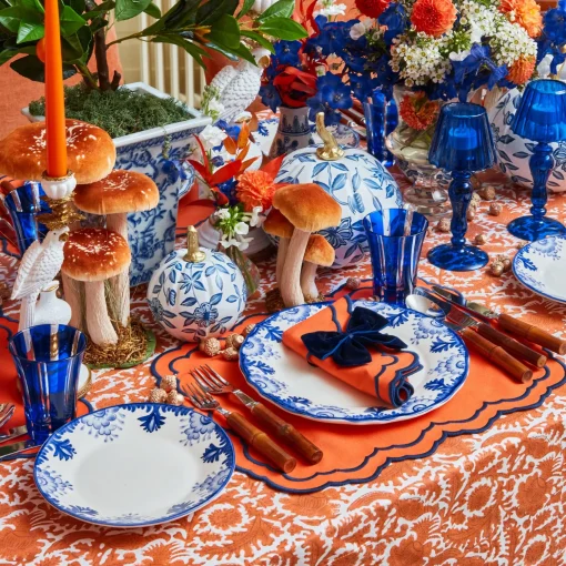 Mrs. Alice White Chinoiserie Tole Pumpkin (Pair)< Autumn Decorations