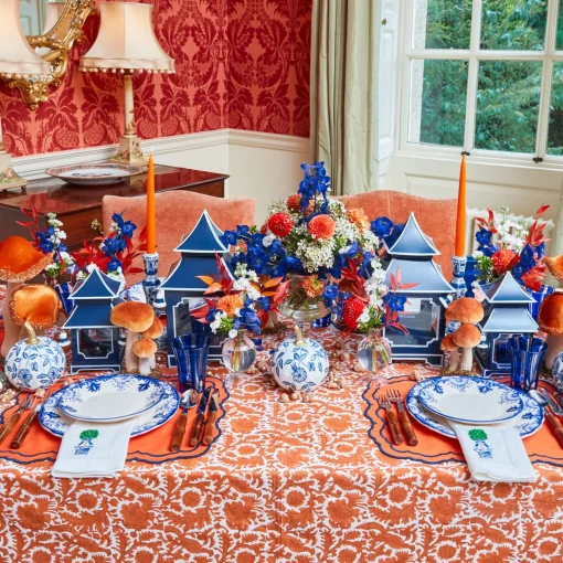 Mrs. Alice White Chinoiserie Tole Pumpkin Family< Autumn Decorations