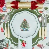 Mrs. Alice White Hand Embroidered Father Christmas Napkins (Set of 4)< Napkins