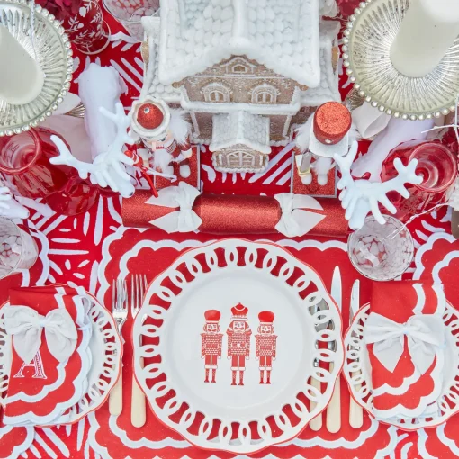 Mrs. Alice White Lace Nutcracker Dinner Plates (Set of 4)< Dinner Plates | Crockery Sets