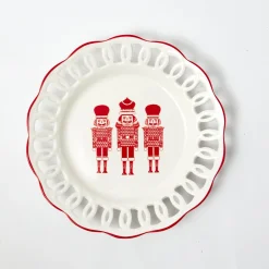 Mrs. Alice White Lace Nutcracker Dinner Plates (Set of 4)< Dinner Plates | Crockery Sets