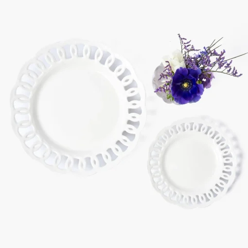 Mrs. Alice White Lace Starter Plate< Starter Plates